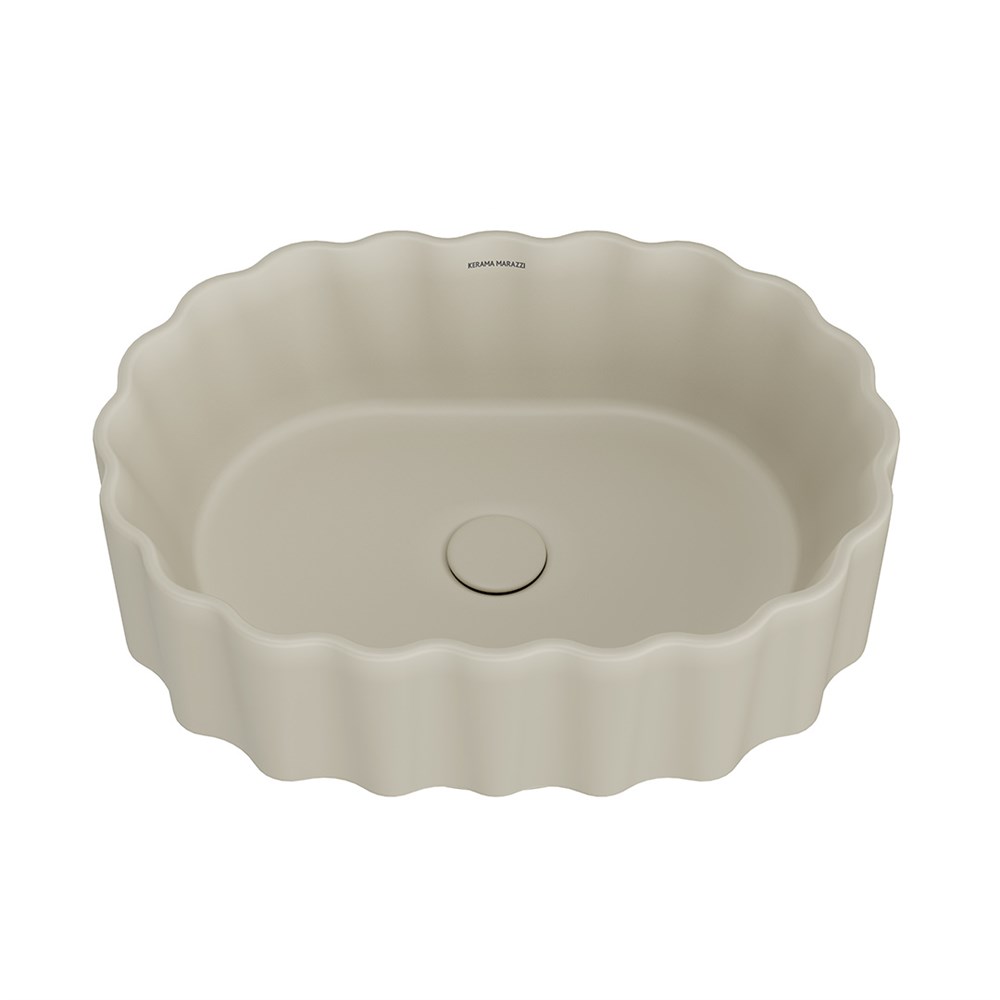 Раковина ARTBASIN Conchiglia накладная 50, песочная матовая