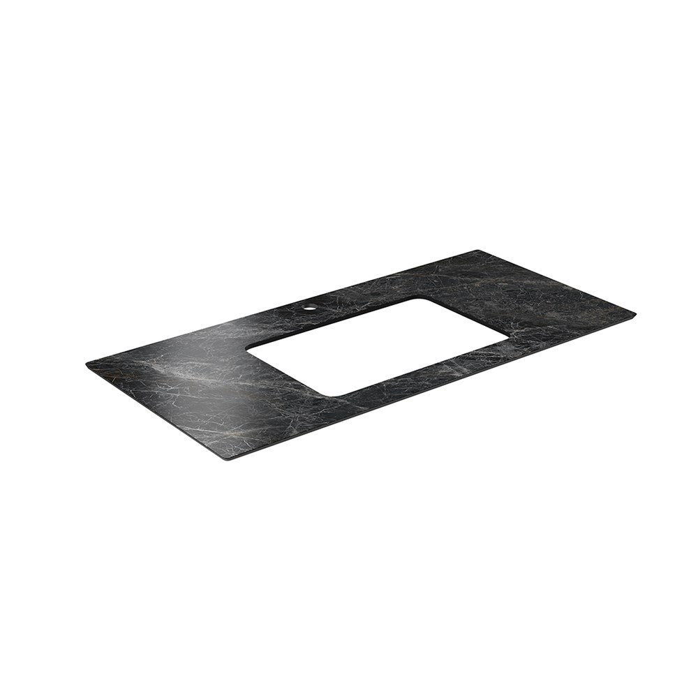 KERAMA MARAZZI PL3.VT93\100 Спец. изделие для раковин, встраиваемых снизу, 100 см Риальто темный серый лап