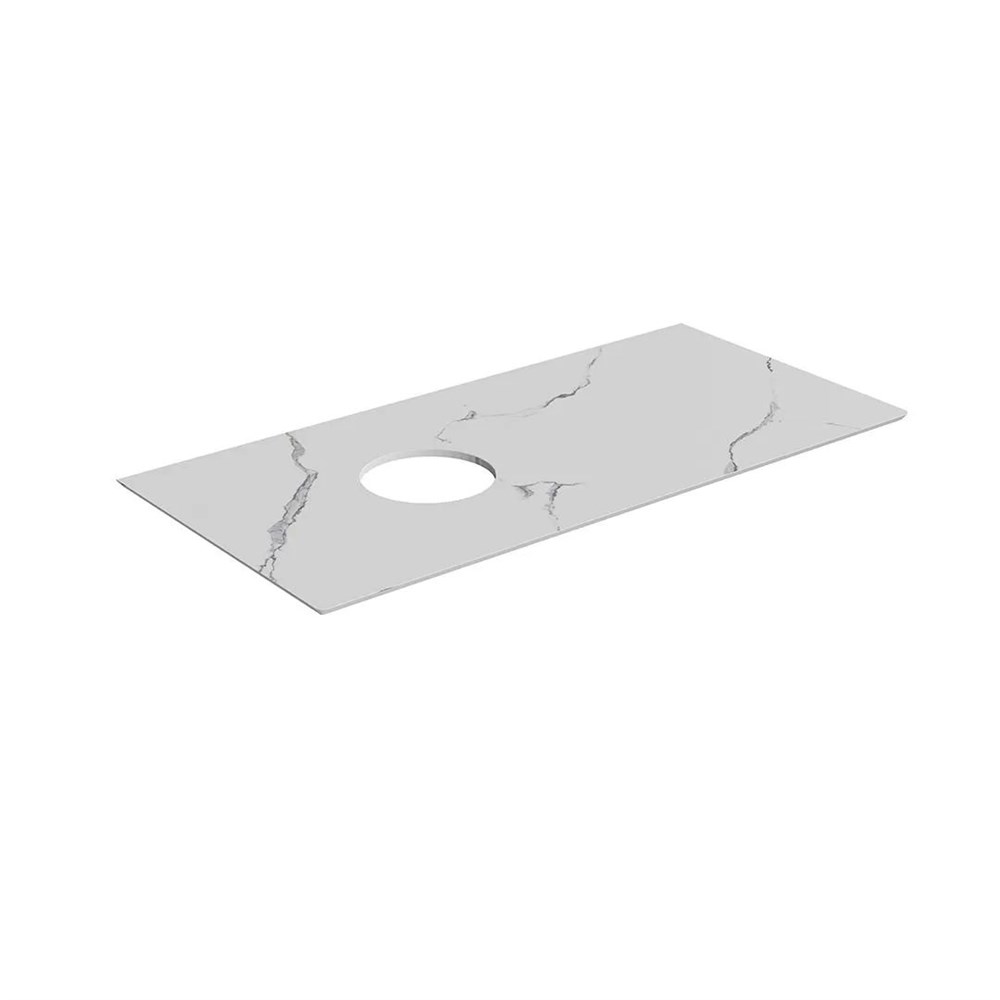 KERAMA MARAZZI CO5.SG50008220R/100 Спец. изделие декоративное без отверстий под смеситель Монте Тиберио 100 см, белый натуральный