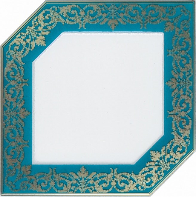 KERAMA MARAZZI HGD/C250/18000 Декор Клемансо бирюзовый 15х15х6,9