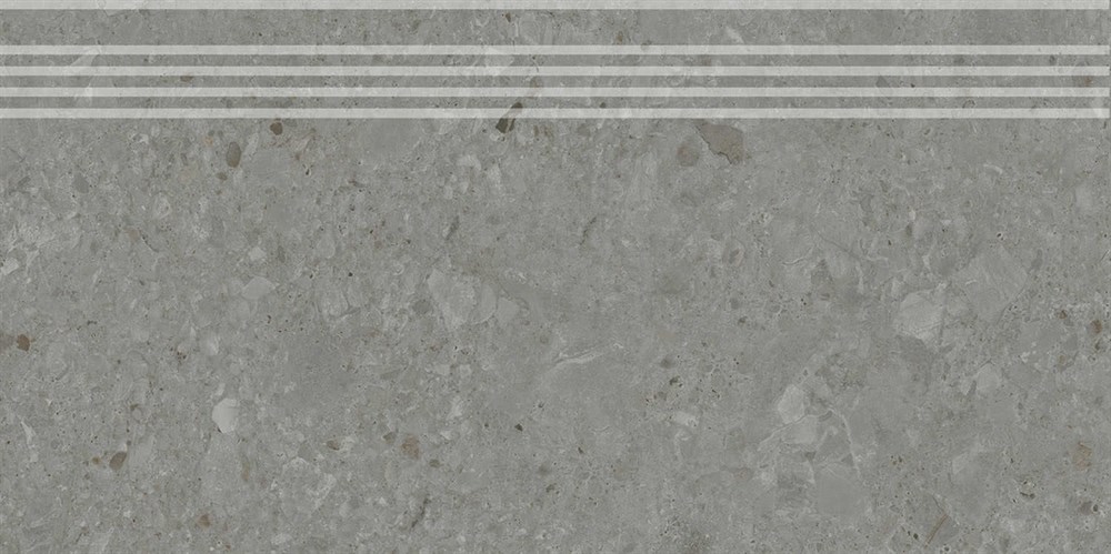 KERAMA MARAZZI DD606120R/GR Ступень Чеппо ди Гре серый тёмный матовый обрезной 30x60x0,9