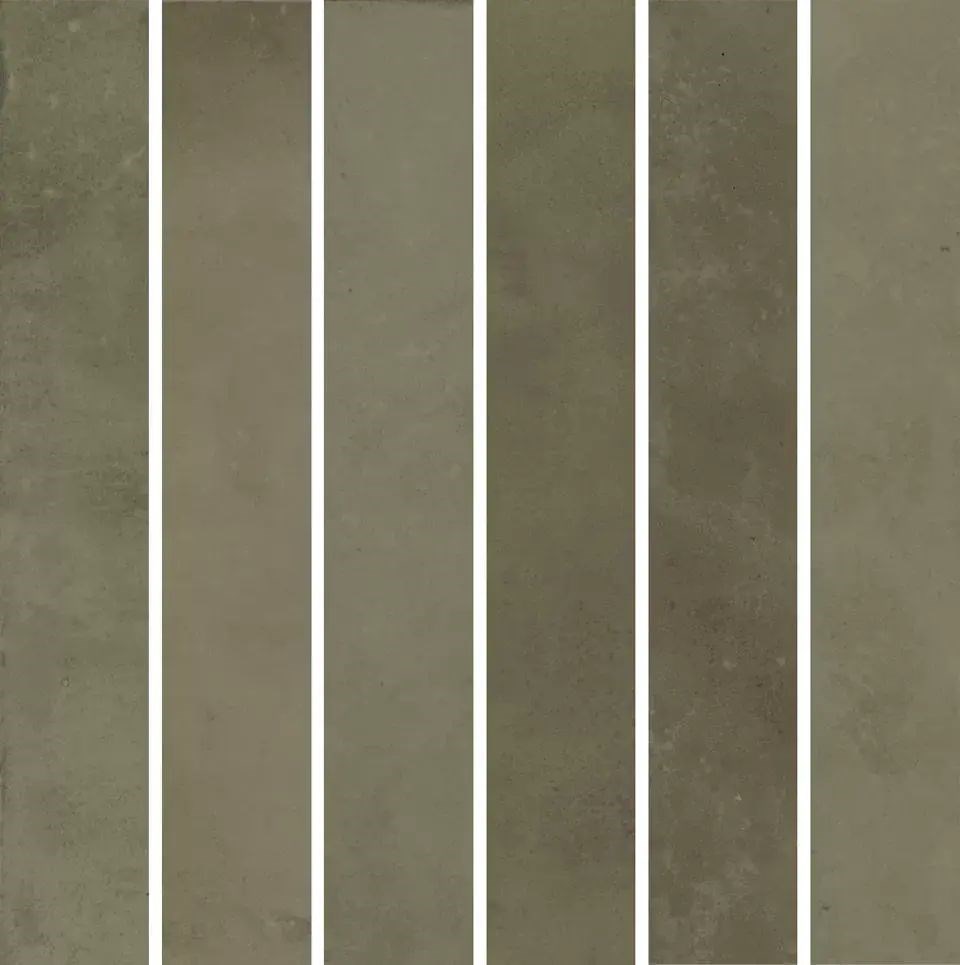 KERAMA MARAZZI KMD2MSM003BN Декор Фес мозаичный зелёный глянцевый 15x15x0,77
