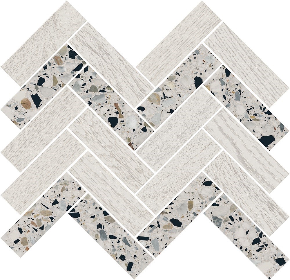 KERAMA MARAZZI T042/SG5268 Декор Монтиони мозаичный белый 34x35,5x0,9