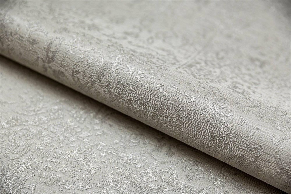 KERAMA MARAZZI KM5409 Обои виниловые Флора серо-бежевый, база 1,06х10 (1, Т F)
