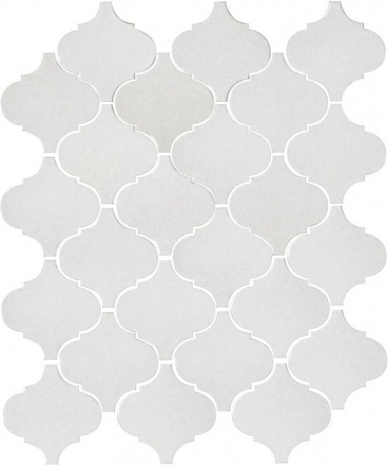 KERAMA MARAZZI 65000 Арабески глянцевый белый 26х30