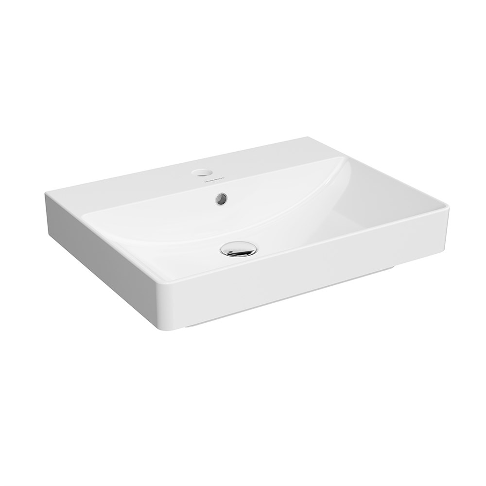 KERAMA MARAZZI PROR.wb.55 Раковина PRO мебельная/подвесная 55, белая глянцевая