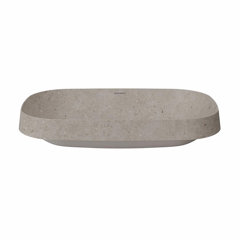 KERAMA MARAZZI MA.wbi.65/STG Раковина MAGICA встраиваемая сверху 65 с донным клапаном, серый камень