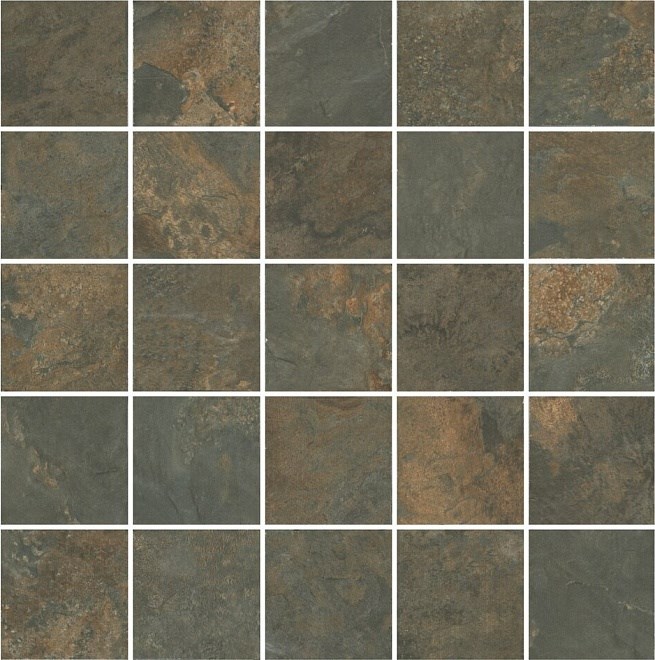 KERAMA MARAZZI MM12132 Декор Рамбла коричневый мозаичный 25х25х9