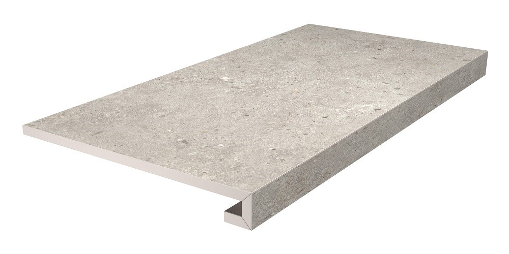 KERAMA MARAZZI SG653720R/GCF Ступень клееная Риккарди серый светлый матовый 33x60x0,9