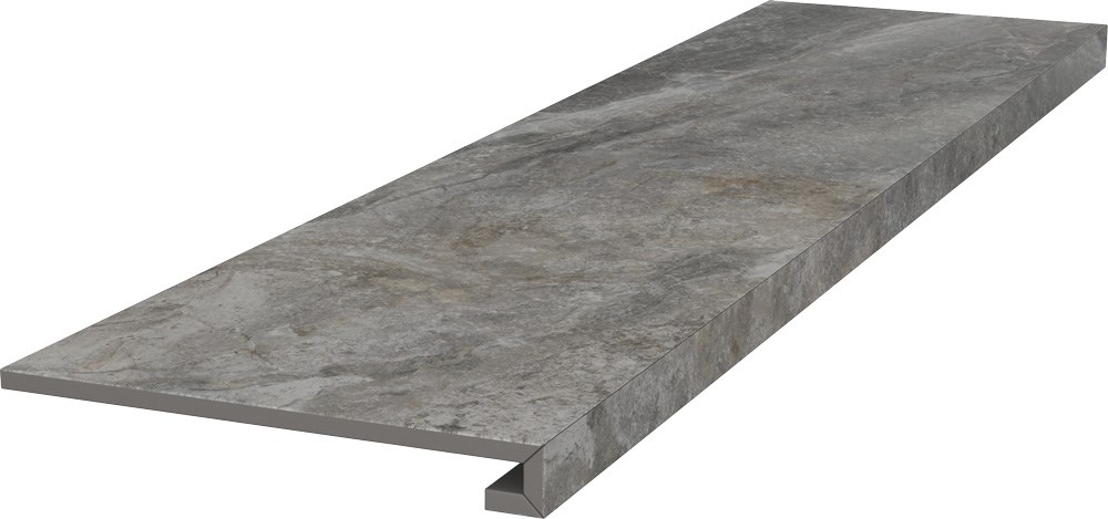 KERAMA MARAZZI DL502820R/GCF Ступень клееная Гриджио серый обрезной 33x119,5x0,9