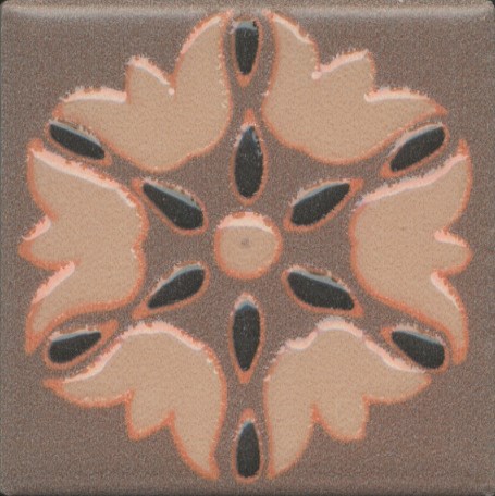 KERAMA MARAZZI OS/C178/21052 Вставка Анвер 12 коричневый 4,85x4,85x6,9