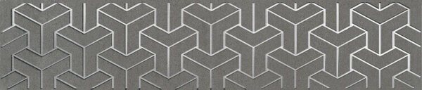 KERAMA MARAZZI AD/C569/6399 Бордюр Ломбардиа серый темный 25x5,4x8