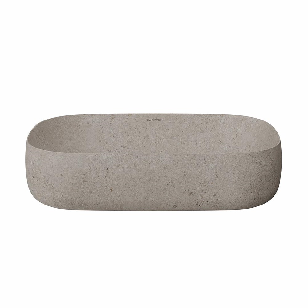 KERAMA MARAZZI MA.wb.65/STG Раковина MAGICA накладная 65 с донным клапаном, серый камень