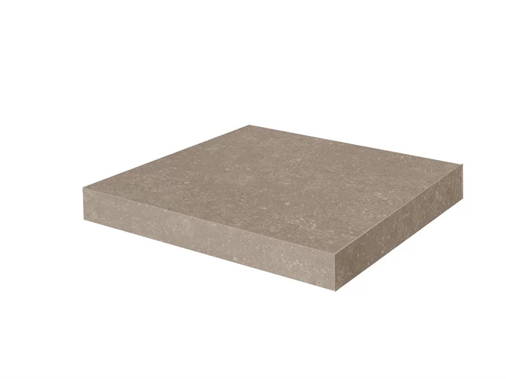 KERAMA MARAZZI KM6012G0181RGCA Ступень угловая клееная Касабланка HP бежевый матовый обрезной 33x33x0,9