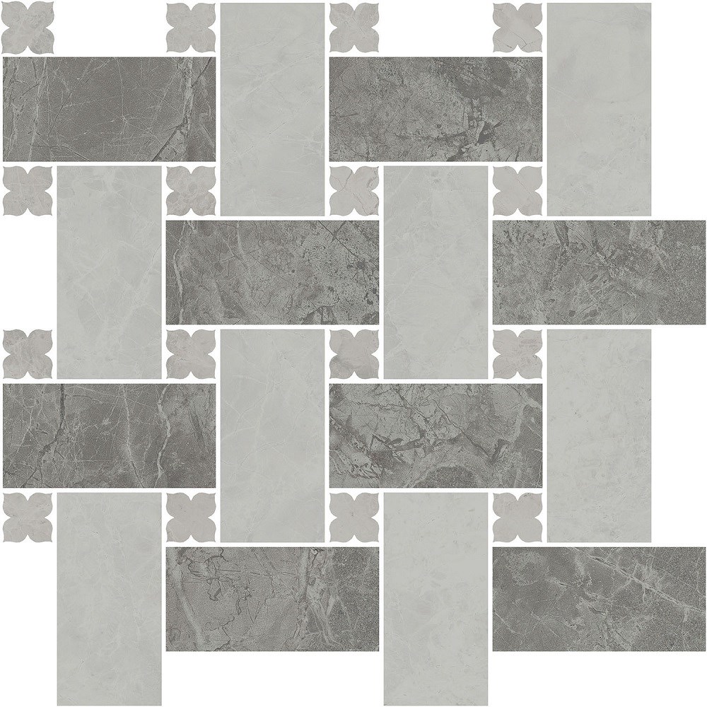 KERAMA MARAZZI ID162 Декор Риальто 2 наборный матовый 43,5x43,5x0,9