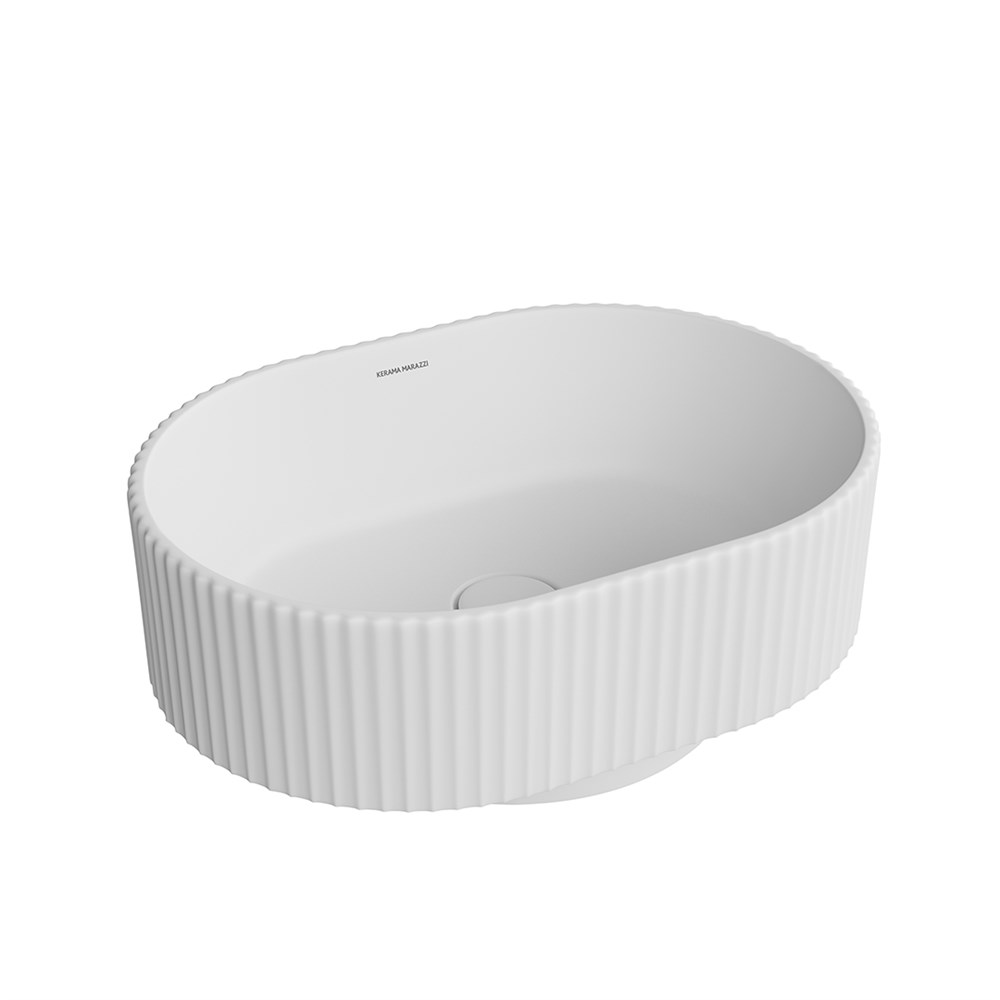 KERAMA MARAZZI VE.wb.50\WHT.M Раковина ARTBASIN Vento 50 см, цв белый матовый, с донным клапаном