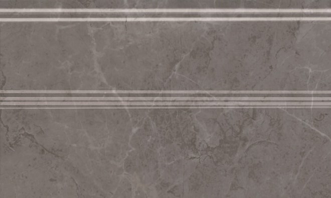 KERAMA MARAZZI FMB011 Плинтус Гран Пале серый 25х15х15
