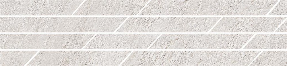 KERAMA MARAZZI SG144/003T Бордюр Гренель серый светлый мозаичный 46,8x9,8x0,9