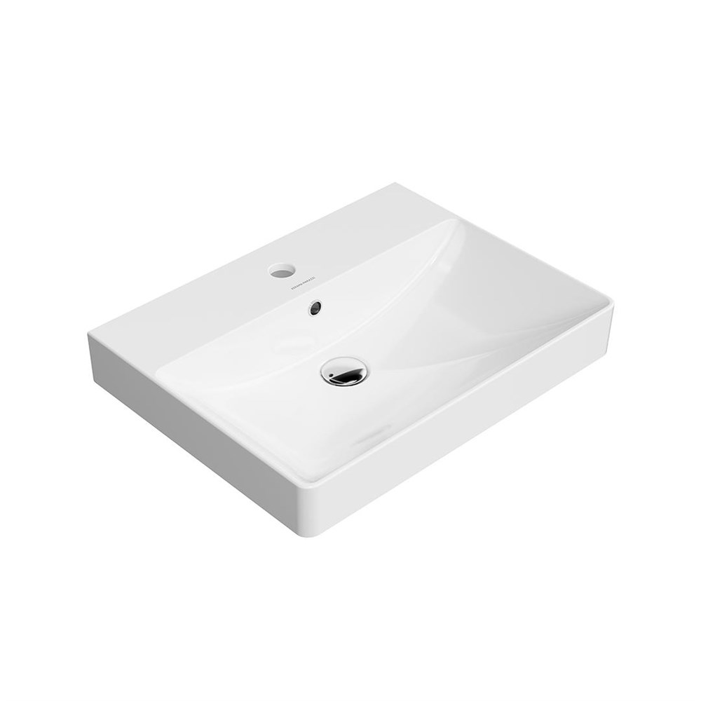 KERAMA MARAZZI PROR.wb.55 Раковина PRO мебельная/подвесная 55, белая глянцевая
