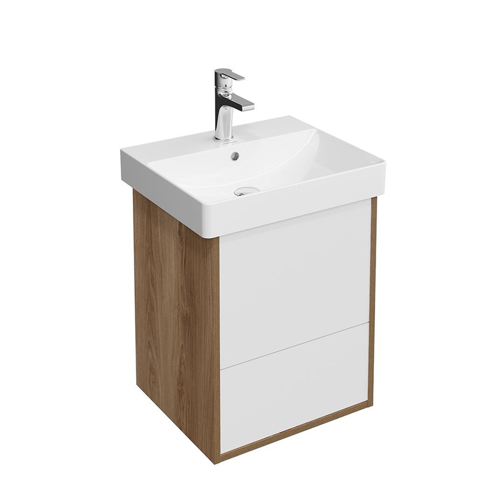 KERAMA MARAZZI PRO.50.2/OLM Тумба PRO подвесная 2 ящика 50, вяз