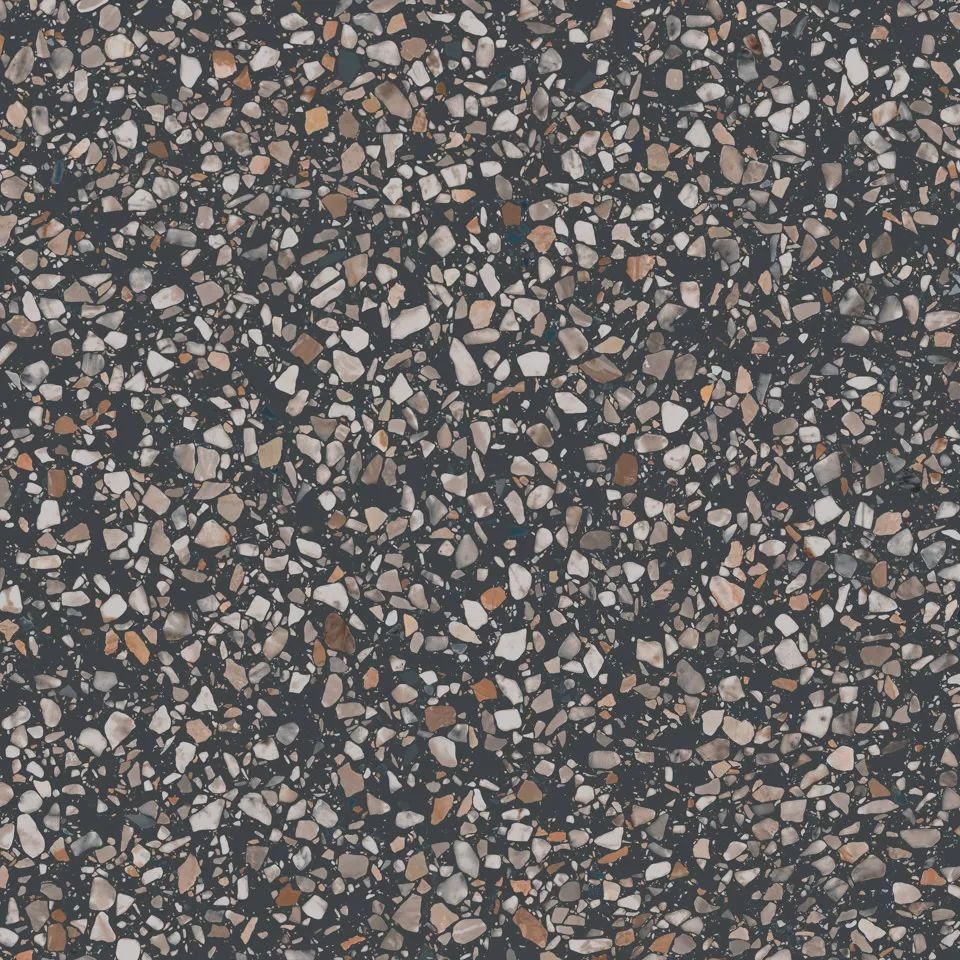Бричиола чёрный матовый обрезной 60x60x0,9