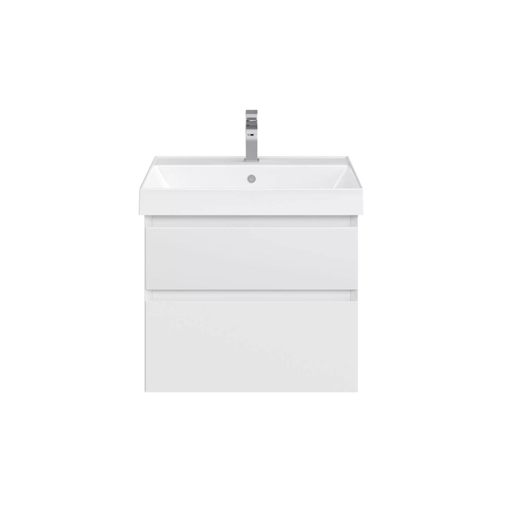 KERAMA MARAZZI CUB.60.2/WHT.M Тумба CUBO подвесная с ящиками 60, белая матовая