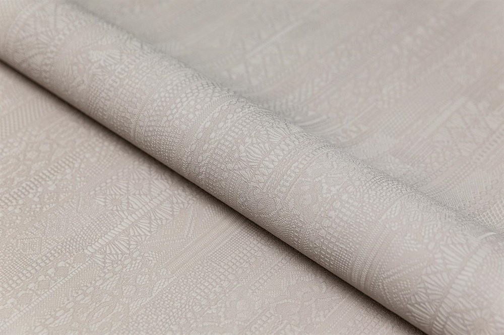 KERAMA MARAZZI KM8204 Обои виниловые Ажур база универсальная,бежевый темный 1,06х10 (1, Т B) смещённая стыковка