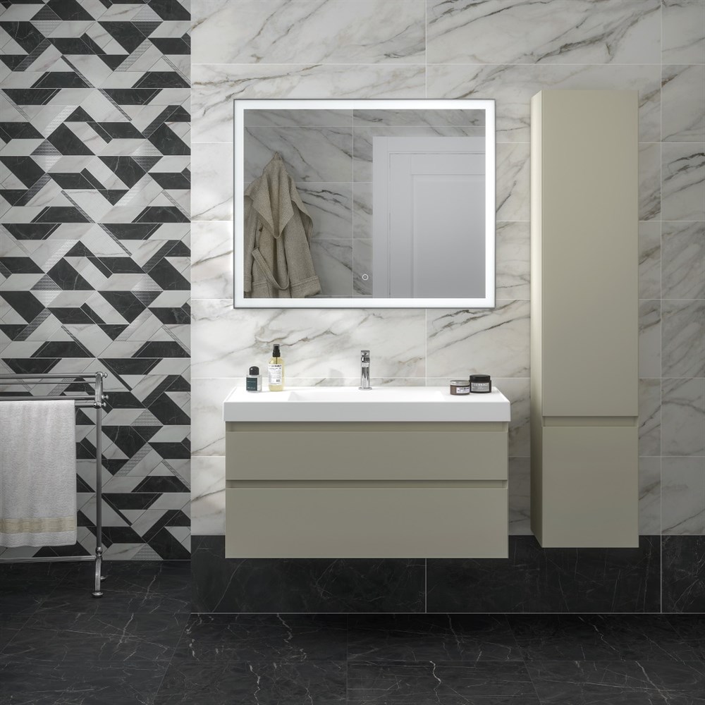 KERAMA MARAZZI CUB.165Rh/LIM Пенал CUBO подвесной правый 165, лимо матовый