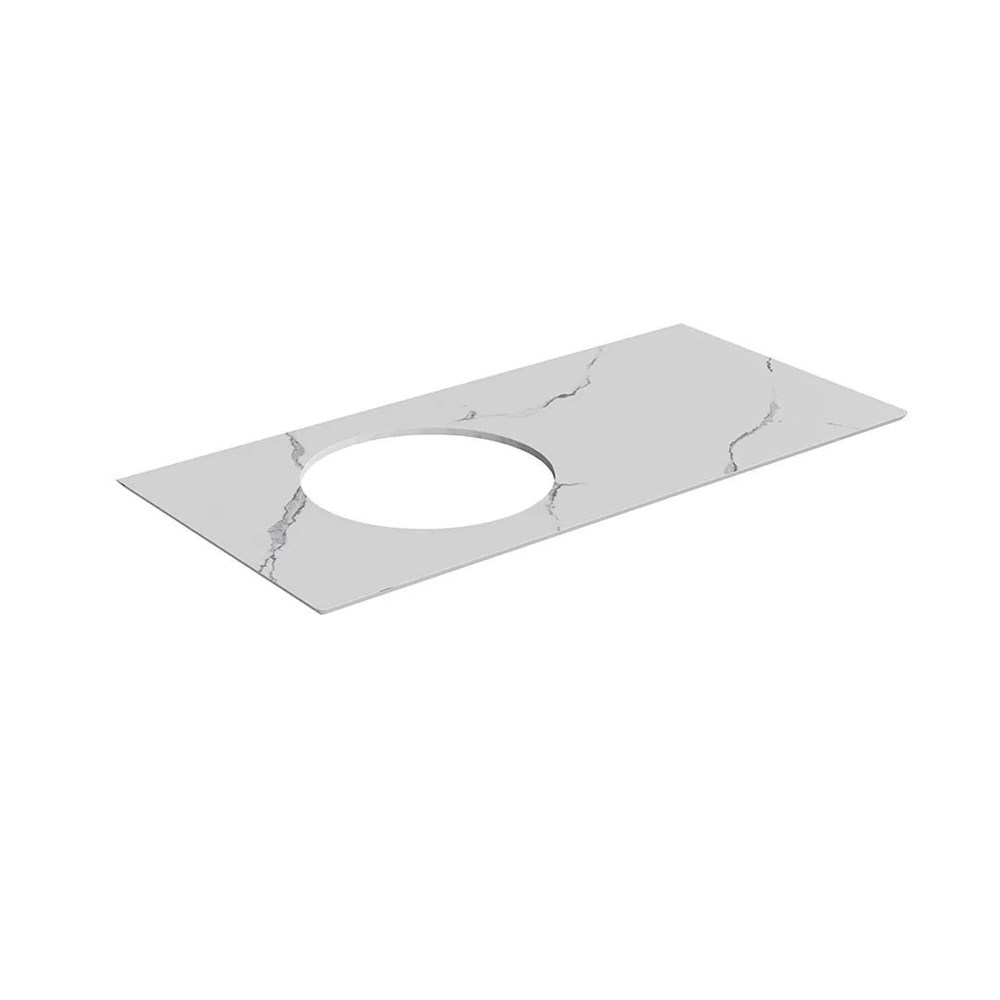 KERAMA MARAZZI CO3.SG50008220R/100 Спец. изделие декоративное без отверстий под смеситель Монте Тиберио 100 см, белый натуральный