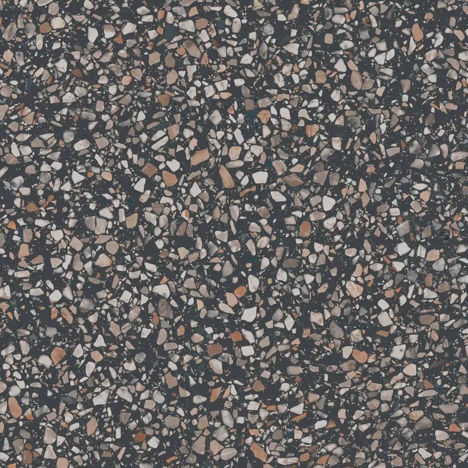 Бричиола чёрный матовый обрезной 60x60x0,9
