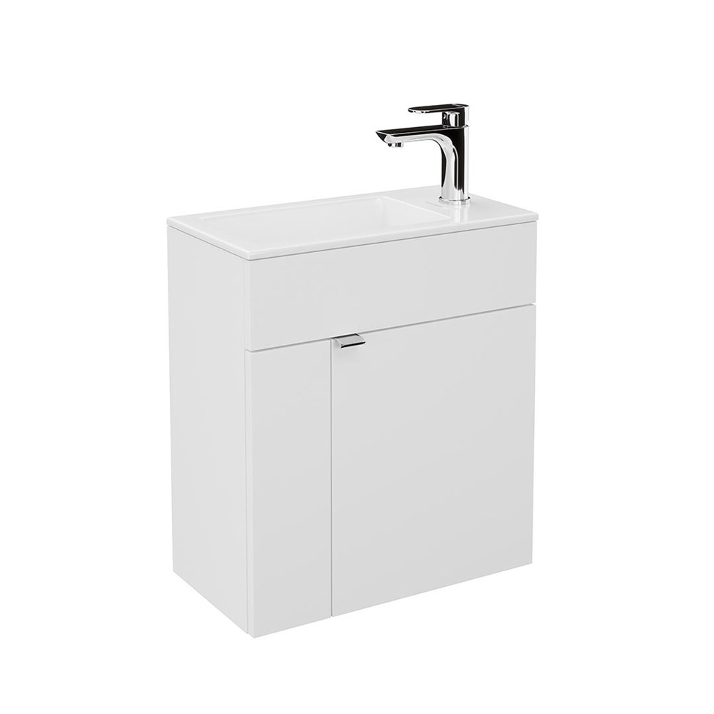 KERAMA MARAZZI LAT.50.1/WHT Тумба LATO подвесная с дверцей 50, белая глянцевая