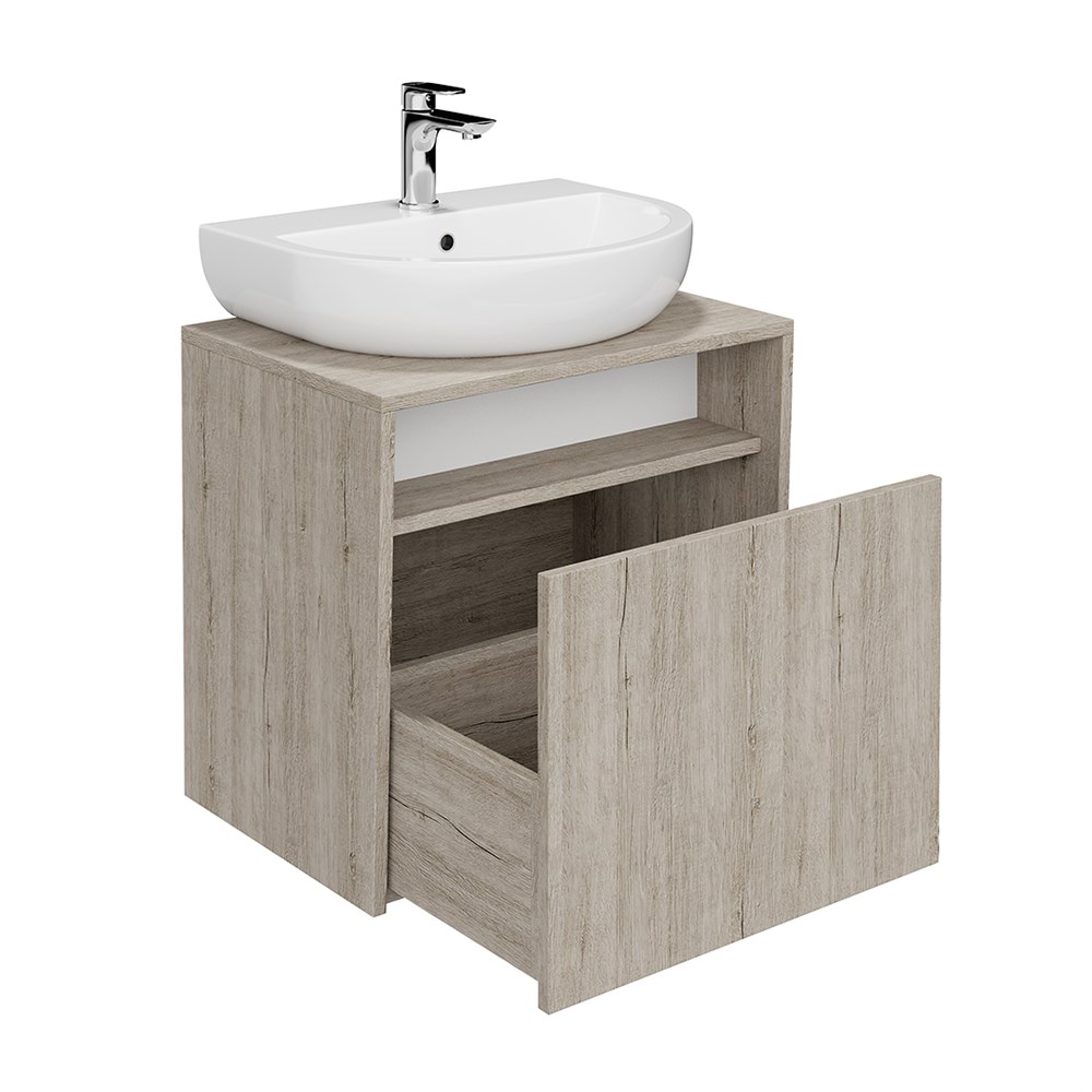 KERAMA MARAZZI PRO.60.1\OAK.O Тумба PRO подвесная 1 ящик 60, дуб Орегон