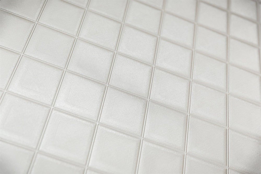 KERAMA MARAZZI KM5511 Обои виниловые Палаццо, фон-2, белый (1, Т E) прямая стыковка