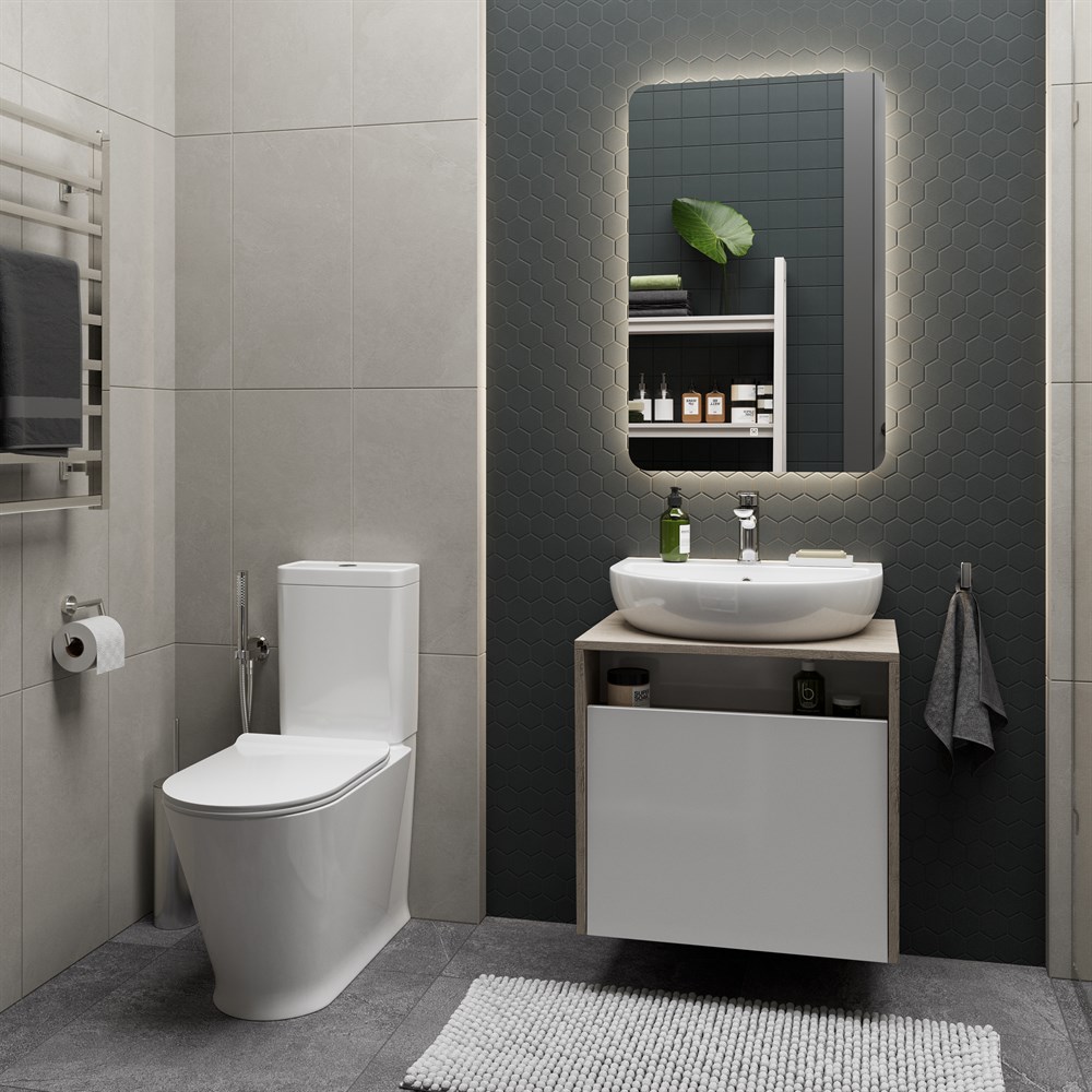 Бачок для унитаза PLAZA Modern, белый глянцевый