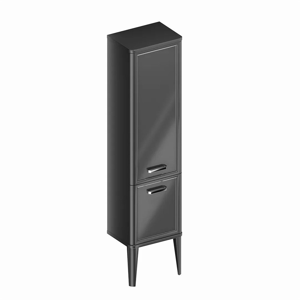 KERAMA MARAZZI PO.M.150/BLK Пенал POMPEI напольный/подвесной 150, черный глянцевый