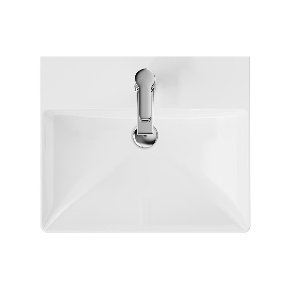 KERAMA MARAZZI PROR.wb.50 Раковина PRO мебельная/подвесная 50, белая глянцевая