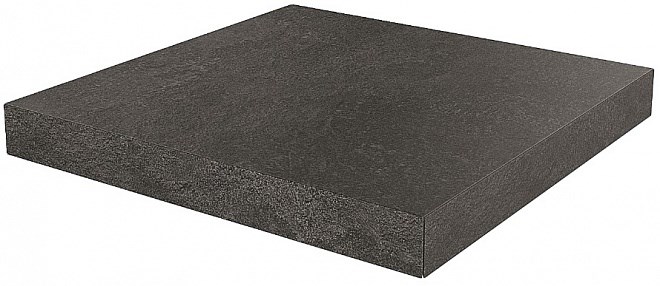 KERAMA MARAZZI DD600720R/GCA Ступень угловая клееная Про Стоун черный 33x33x0,9