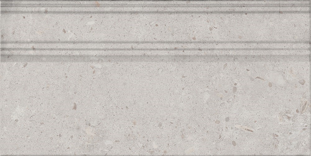 KERAMA MARAZZI FME015R Плинтус Риккарди серый светлый матовый обрезной 20x40x1,6