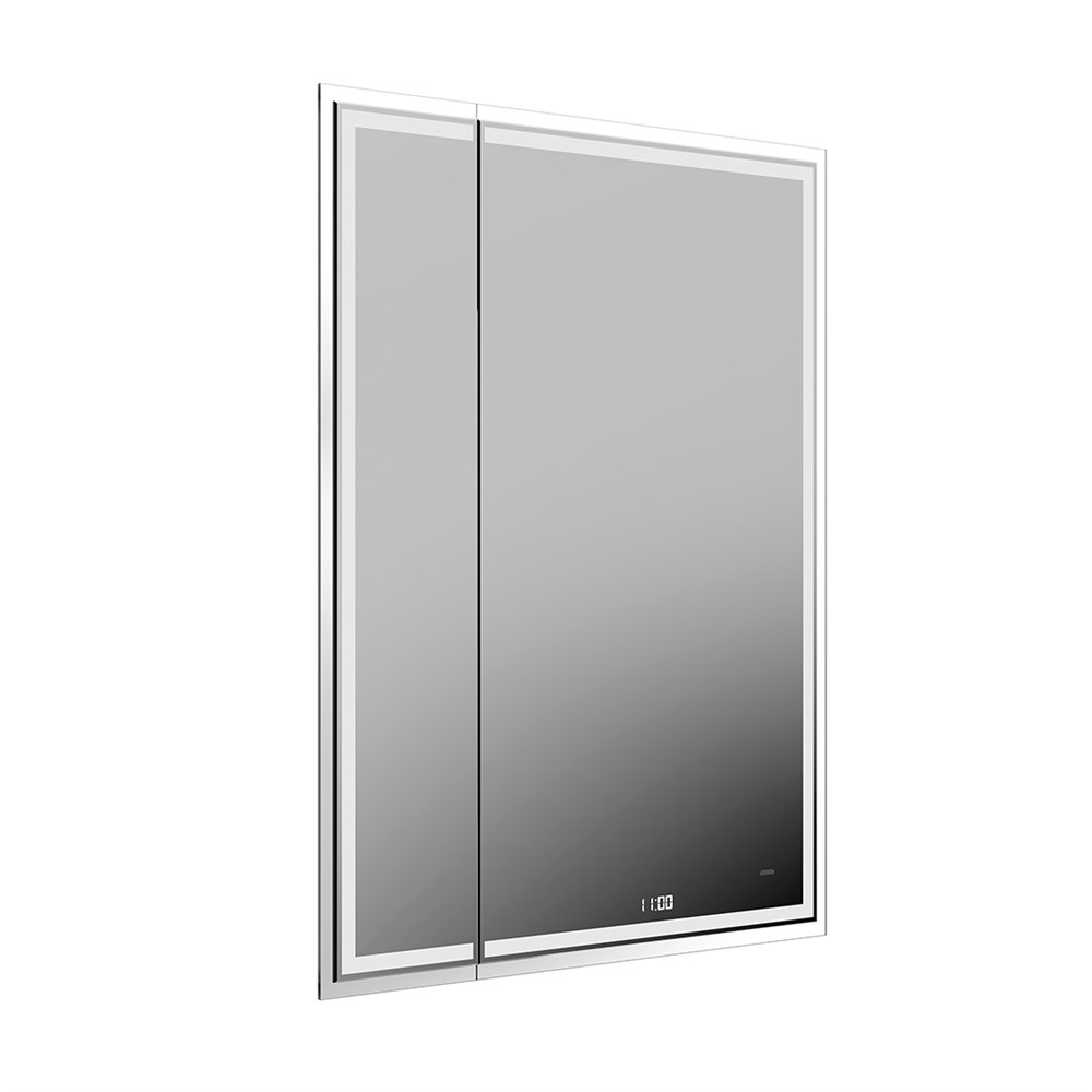 KERAMA MARAZZI TE.M.mi.65 Зеркало TECNO M 65 с поворотной дверцей, подсветкой и функцией антизапотевание, белое