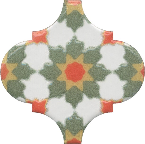 KERAMA MARAZZI OS/A40/65000 Декор Арабески Майолика орнамент 6,5х6,5х7