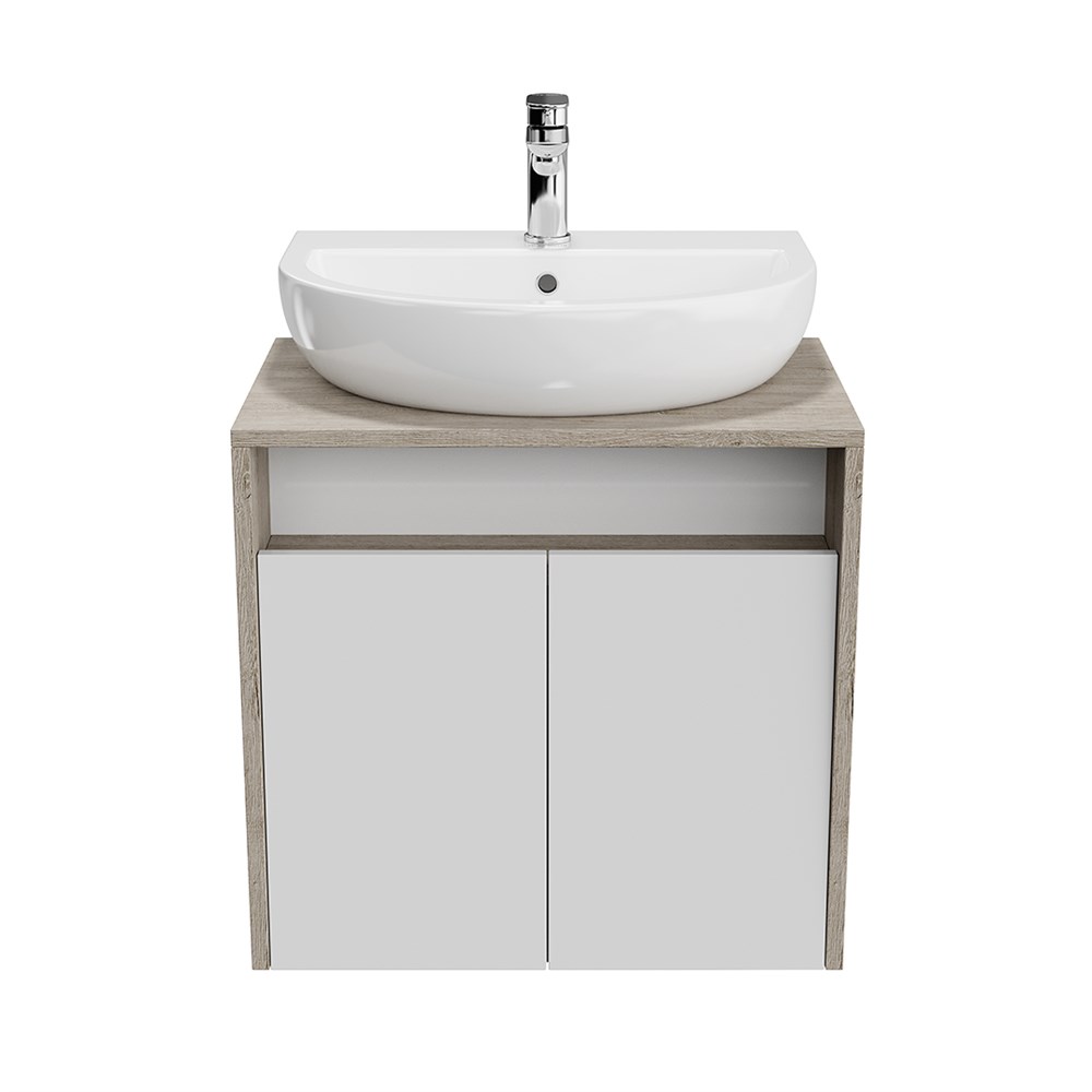 KERAMA MARAZZI PRO.60.2\WHT Тумба PRO подвесная 2 дверцы 60, белая глянцевая