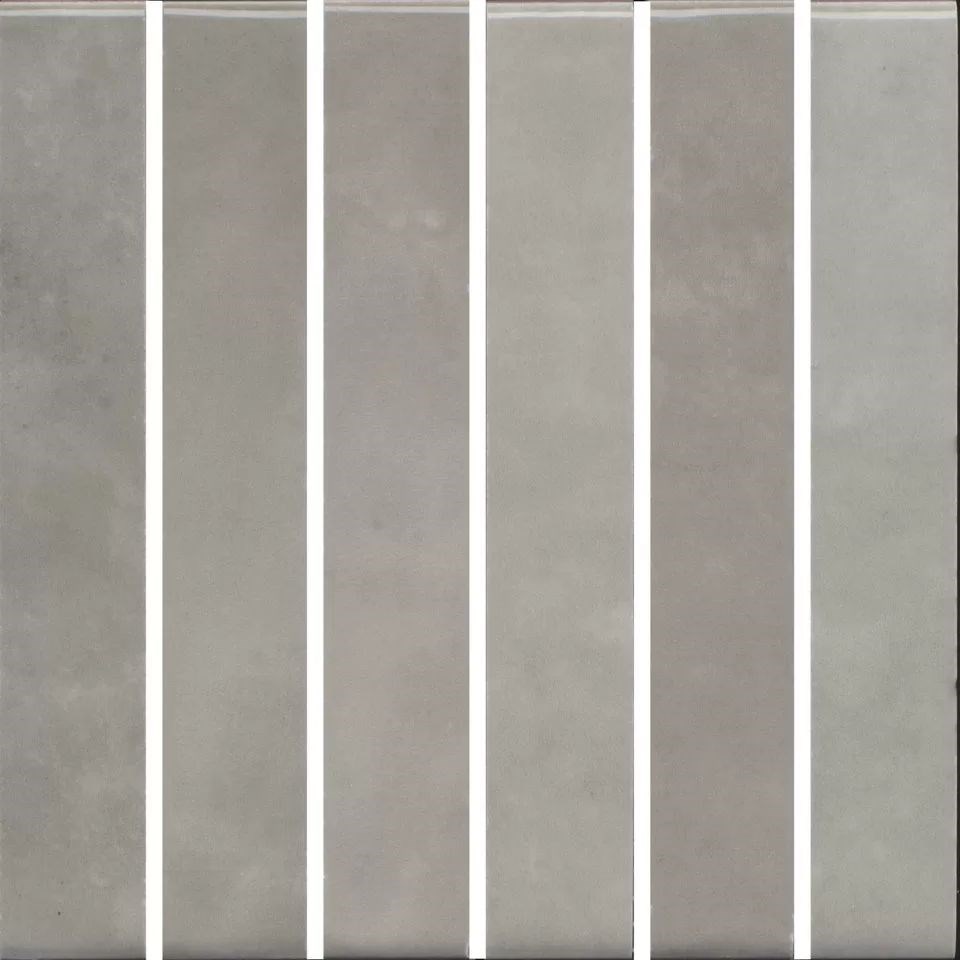 KERAMA MARAZZI KMD2MSM002BN Декор Фес мозаичный серый глянцевый 15x15x0,77