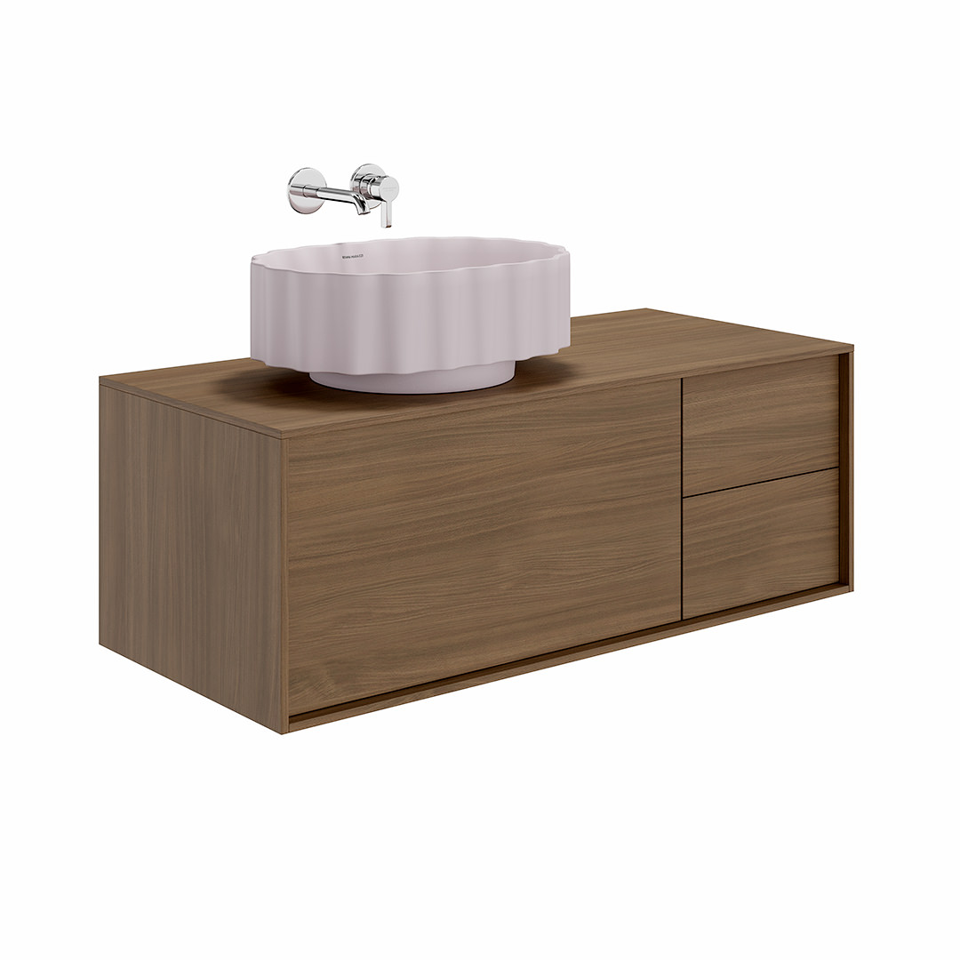 Раковина ARTBASIN Conchiglia накладная 50, мальва матовая