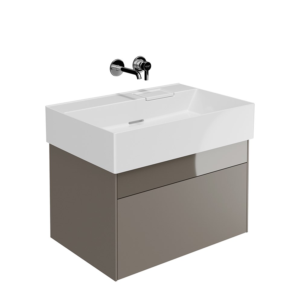 KERAMA MARAZZI LOG.70.2/SAN Тумба LOGICA подвесная 2 ящика 70 см, песчаный