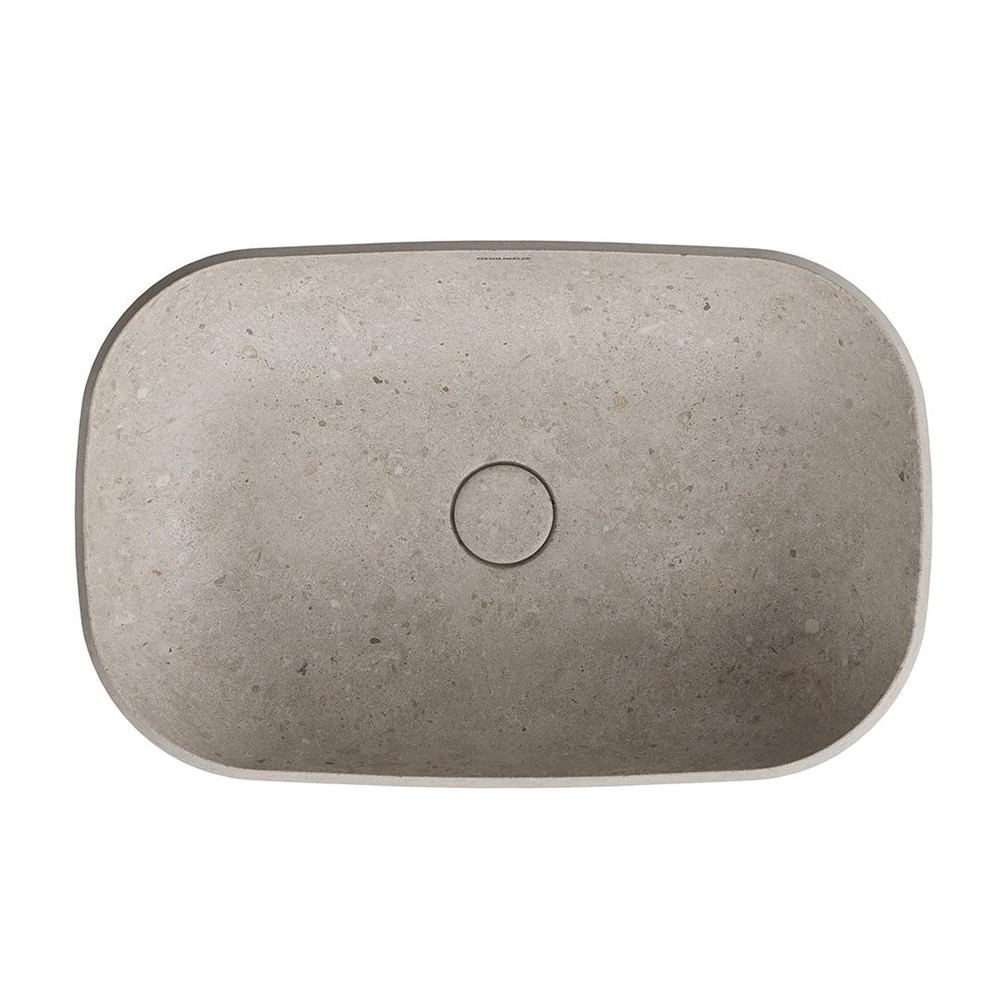 KERAMA MARAZZI MA.wb.65/STG Раковина MAGICA накладная 65 с донным клапаном, серый камень