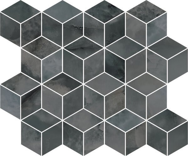 KERAMA MARAZZI T017/14024 Декор Джардини серый темный мозаичный 45x37,5x10