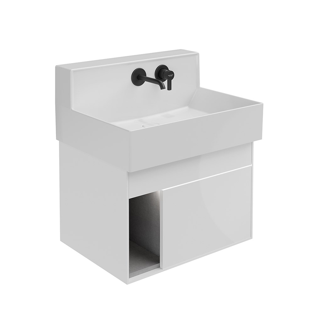 KERAMA MARAZZI LO.M.65\WHT Тумба LOGICA M подвесная 2 выдвижных ящика 65, белоснежный
