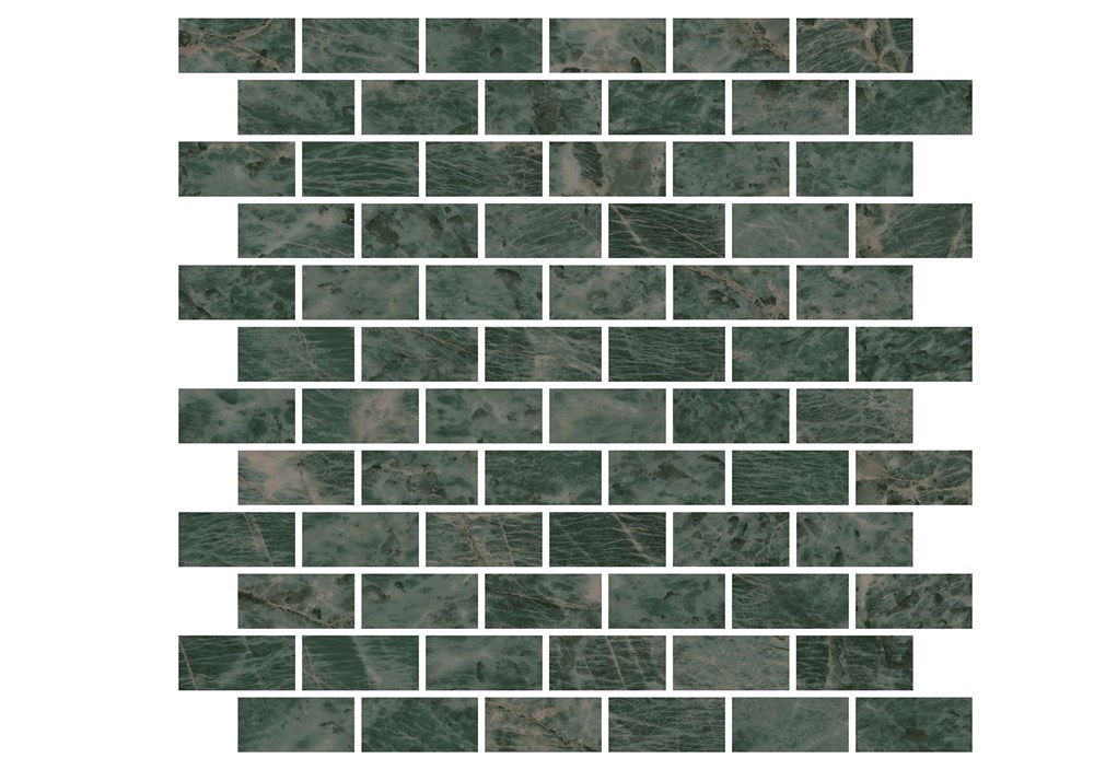 KERAMA MARAZZI MM13123 Декор Эвора мозаичный зеленый глянцевый 32х30 32x30x11