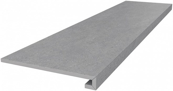 KERAMA MARAZZI DL500800R/GCF Ступень клееная Фондамента серый светлый 33х119,5х11