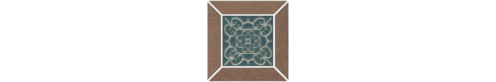 KERAMA MARAZZI ID156 Вставка Тровазо наборный коричневый матовый 13x13x0,9